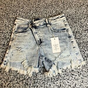 Risen High‎ Rise Distress Acid Wash Size Small